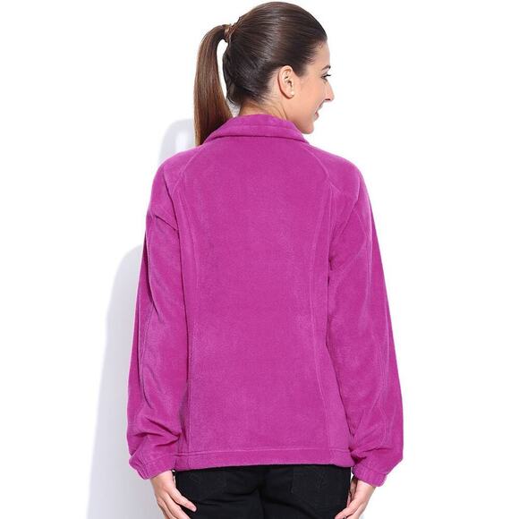 Columbia Benton Springs Fleece Jacket Magenta Size 3X - Picture 4 of 9